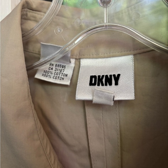 Vintage 90s DKNY Button-Down Dress – Size 6 - Picture 6 of 6